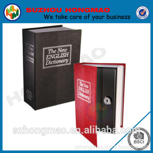 Metal Ingenious book shaped safe hidden box